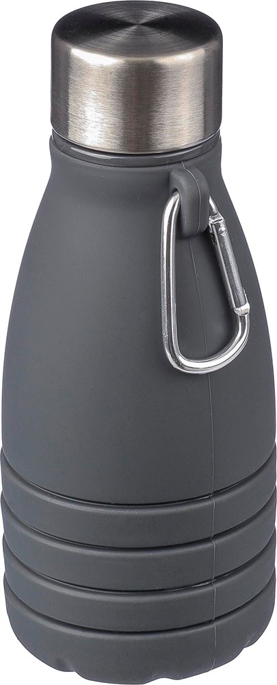 Faltbare Silikon-Trinkflasche 550 ml Erin Faltbare Silikon-Trinkflasche 550 ml Erin