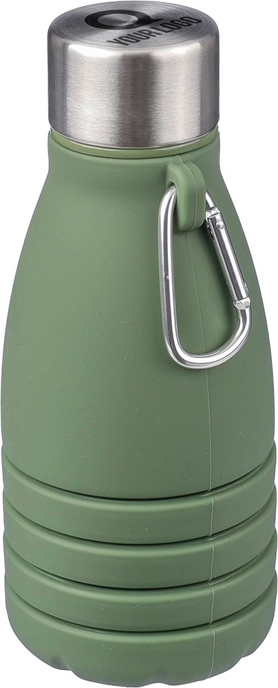 Faltbare Silikon-Trinkflasche 550 ml Erin Faltbare Silikon-Trinkflasche 550 ml Erin