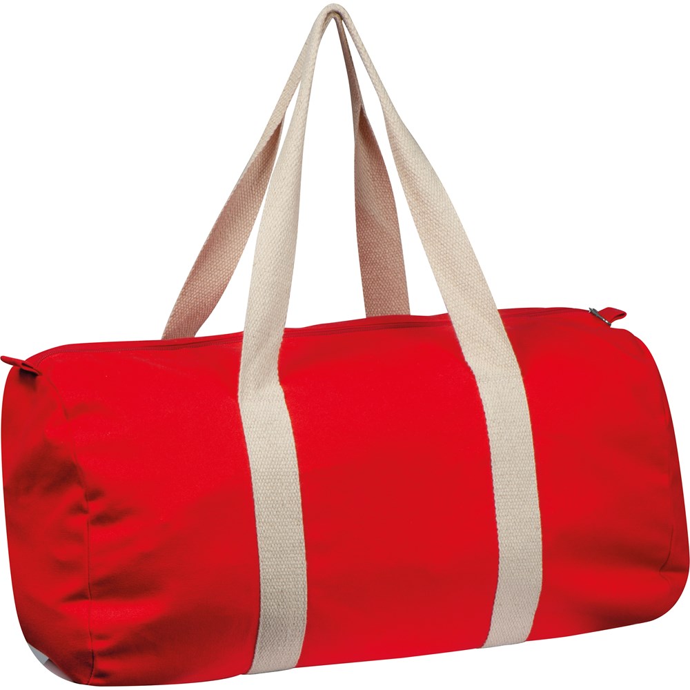 Weekender aus Canvas - Rot