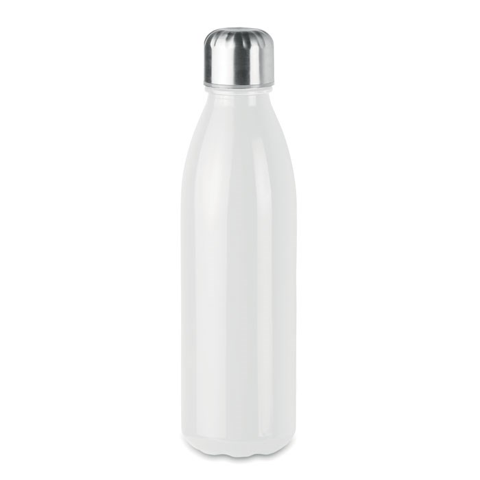 ASPEN GLASS - Trinkflasche Glas 650 ml - Weiß
