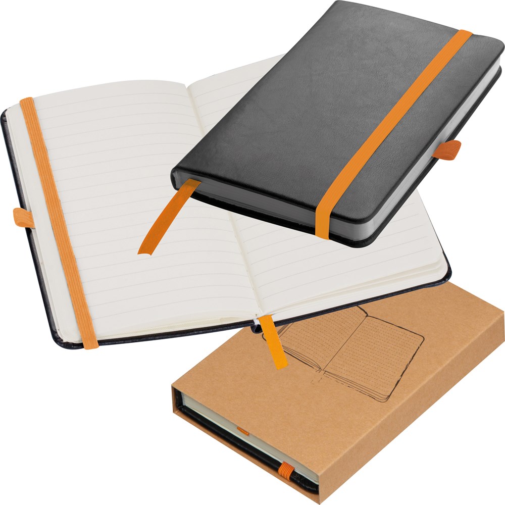 A6 Notizbuch mit Kunstledereinband