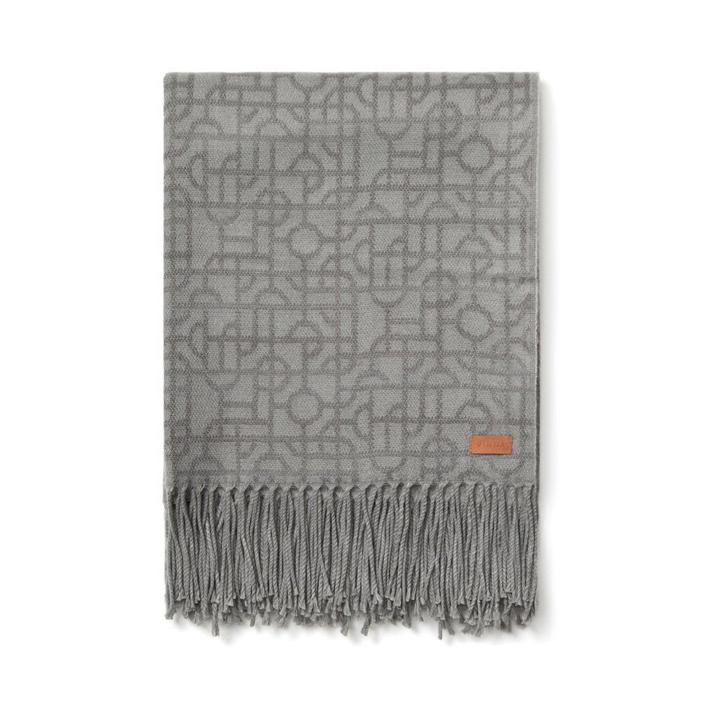VINGA Verso Decke - grau (± PMS 19-3803)
