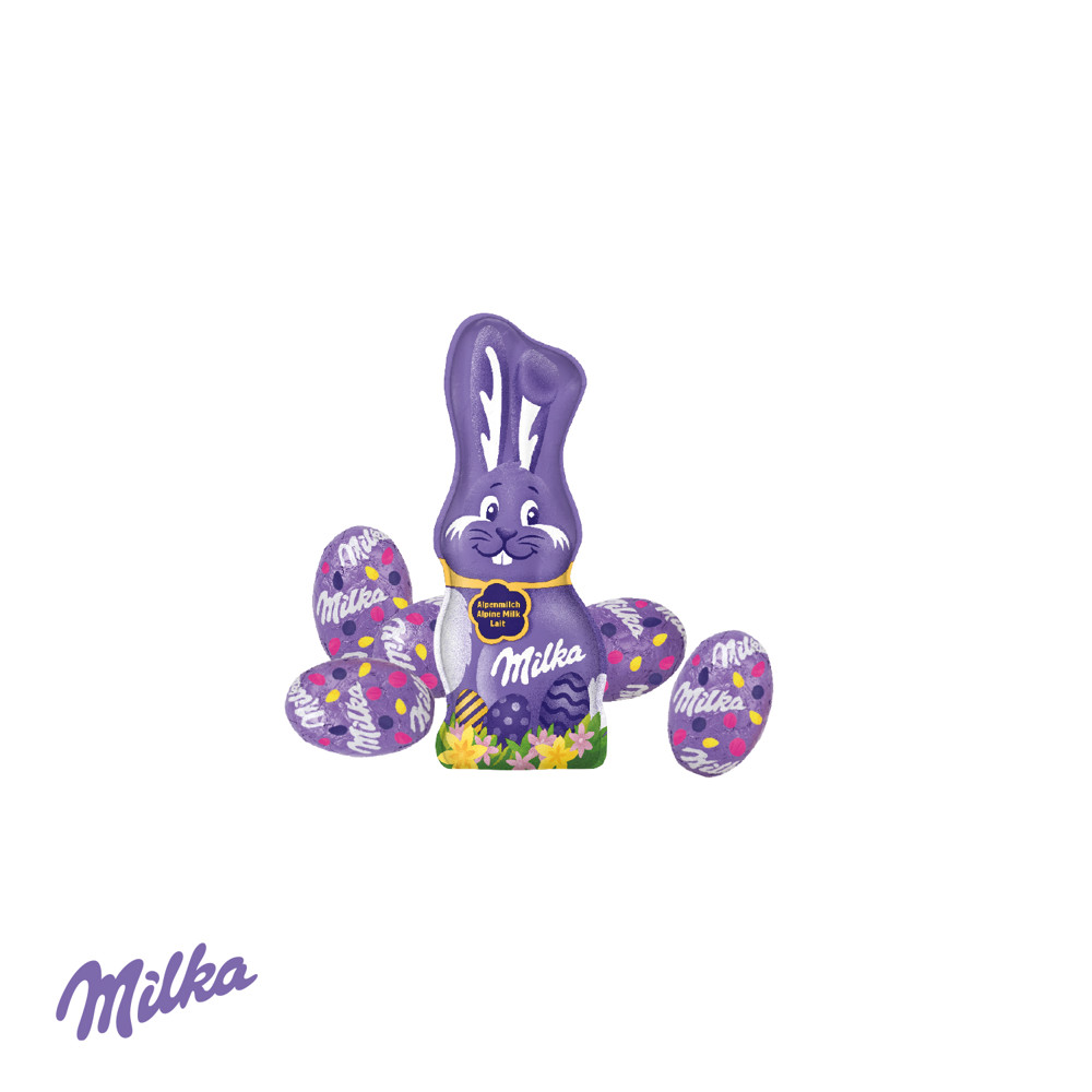 3D Präsent "Transporter" Ostern mit Milka Schokoladenmischung