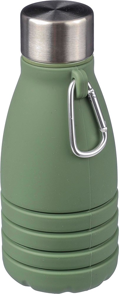 Faltbare Silikon-Trinkflasche 550 ml Erin Faltbare Silikon-Trinkflasche 550 ml Erin