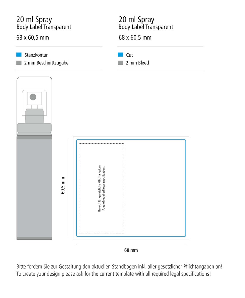 Anti-Juckreiz Spray, 20 ml, Body Label transparent
