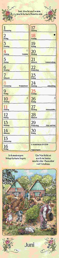 Bauernkalender - Langplaner