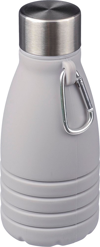 Faltbare Silikon-Trinkflasche 550 ml Erin Faltbare Silikon-Trinkflasche 550 ml Erin