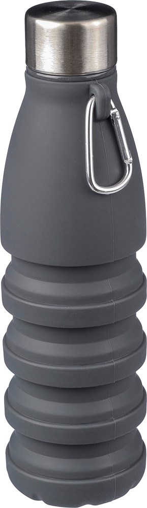 Faltbare Silikon-Trinkflasche 550 ml Erin Faltbare Silikon-Trinkflasche 550 ml Erin