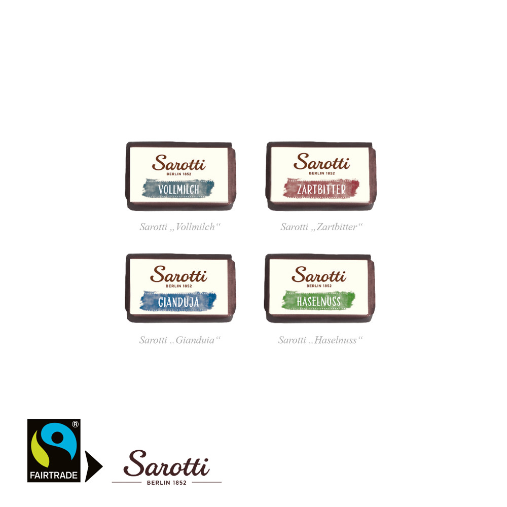3D Adventskalender "LKW" mit Sarotti Fairtrade® Schokolade