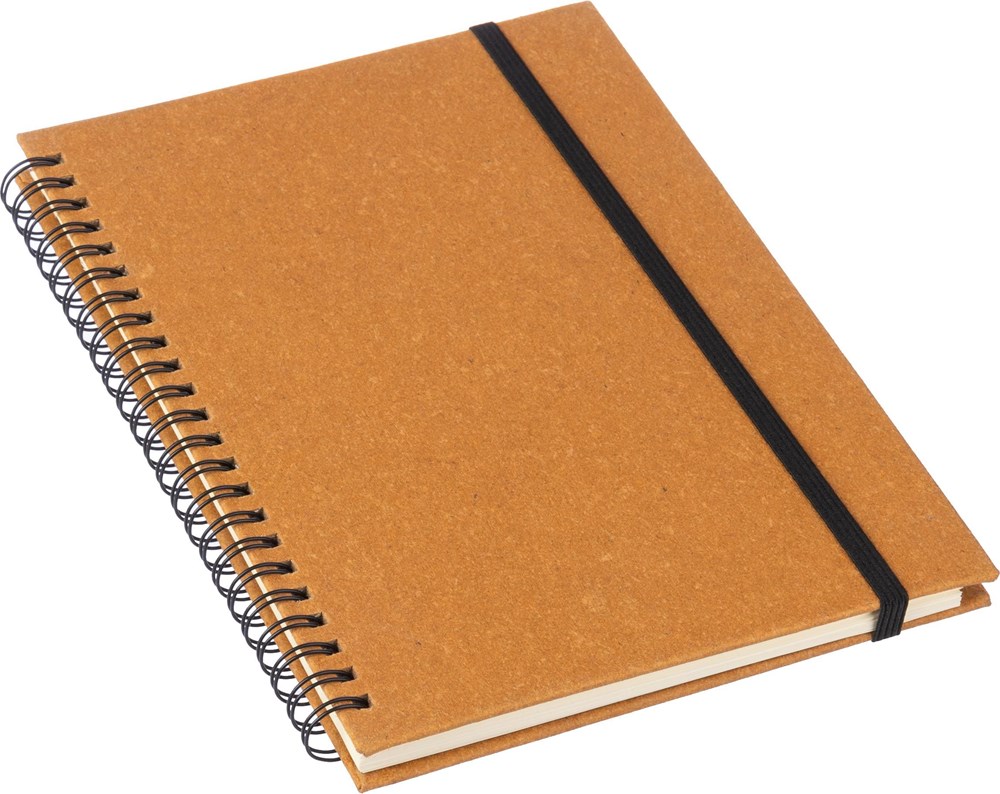 Notizbuch aus recyceltem Leder A5 Egon