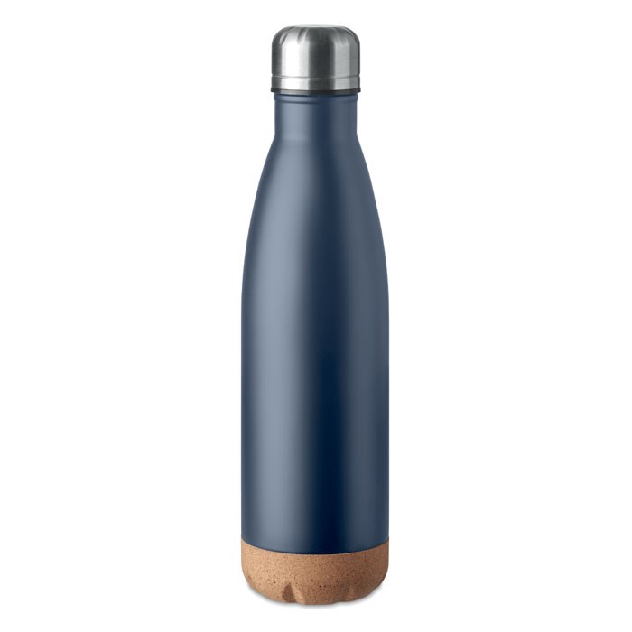ASPEN CORK - Doppelwandige Isolierflasche - marineblau