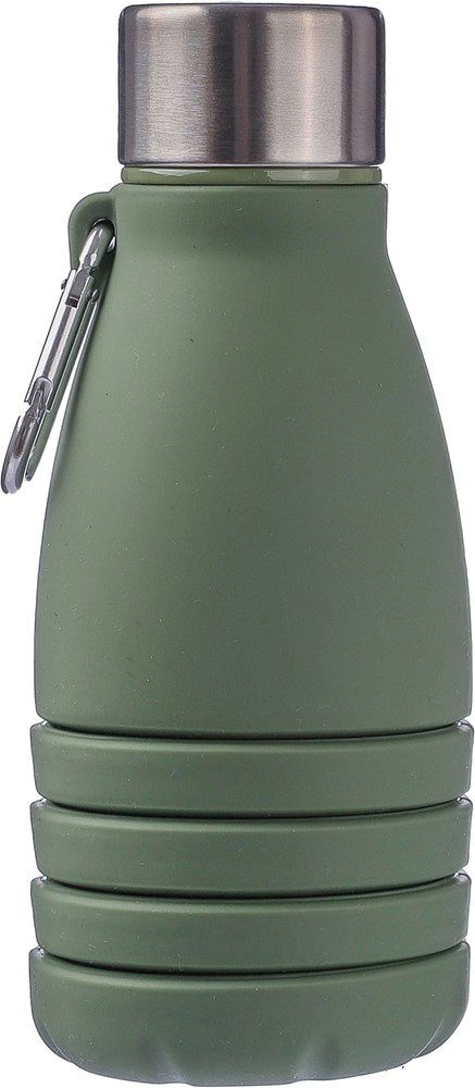 Faltbare Silikon-Trinkflasche 550 ml Erin Faltbare Silikon-Trinkflasche 550 ml Erin