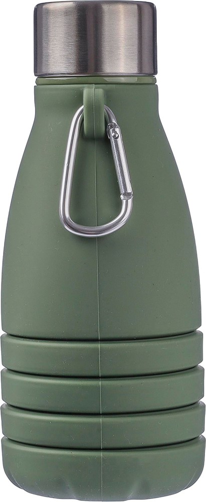 Faltbare Silikon-Trinkflasche 550 ml Erin Faltbare Silikon-Trinkflasche 550 ml Erin