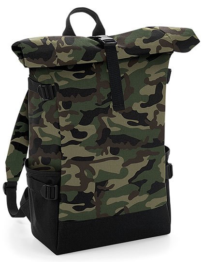 BagBase - Block Roll-Top Backpack
