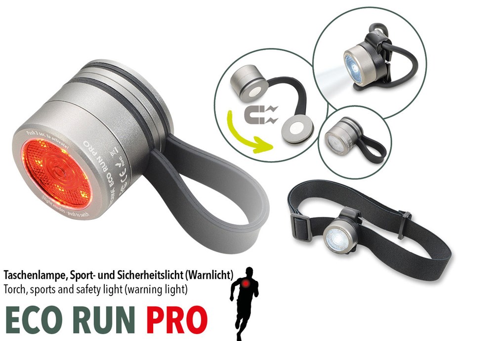 TROIKA Taschenlampe ECO RUN PRO